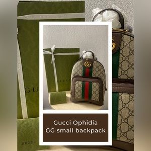 Gucci OPHIDIA GG SMALL BACKPACK